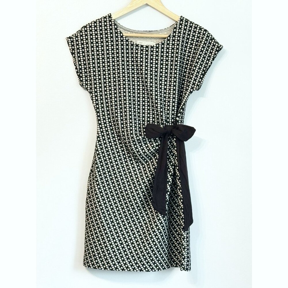 Anthro Saturday Sunday Women’s Isabel Dress XS Bow Parisian Career Office Modest